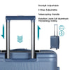 3-Piece PP Hardshell Suitcase Set 20/24/28in - Lightweight Luggage w/360° Spinner Wheels & TSA Lock, Durable Carry-On