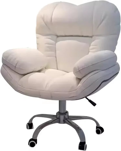 Dark Gray Recliner Gaming Chair - Home Office Desk Chair with Lift, Comfortable Armchair for Living Room & Bedroom