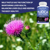 TUDCA + Milk Thistle Supplement - Bile Salts Liver Support, Gallbladder Health Supports liver health and promotes bile flow