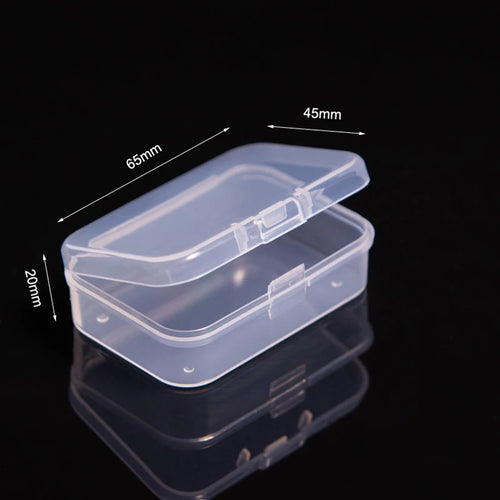 Mini Boxes Rectangle Plastic Storage Box Practical Frosted Translucent Toolbox Bead Jewelry Case Display Organizer Container