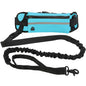 Hands Free Dog Leash for Running Walking Reflective Leash with Waist Bag Retractable Elastic Belt Dog Traction Rope Pet Products