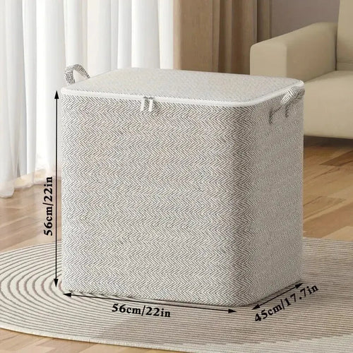 1pc Household Large Capacity Storage Bag Non-woven Material, Closet Wardrobe Organizer Can Be Used For Quilt Clothing, Toys EzBuyCo