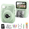 Instant Print Camera for Kids, 3.0" Kids Camera for 6-12 Year, 32MP HD 1080P Digital Camera with 3 Rolls of Printer Paper