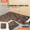 VEVOR Carpet Tiles Reusable, 24"x 24"Carpet Squares With Padding Attached, Soft Padded Carpet Tiles, Easy Install DIY for Bedroo