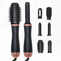 Hair Dryer Brush 5 in 1 Detachable Blow Dryer Brush Negative Ionic Hot Air Brush Hair Styling Tool Set Round Hot Air Straighten
