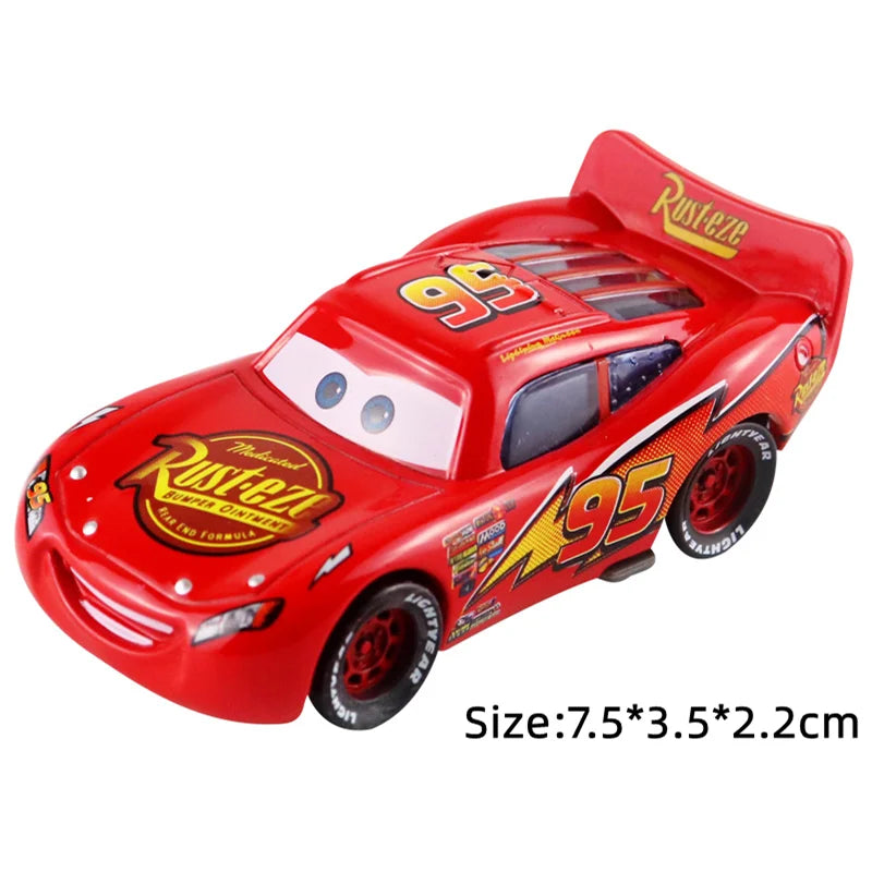 Disney Pixar Cars Lightning McQueen SUV Black Storm Jackson Cruz Mater Big wheel Offroad Metal Cars Toy Kids Christmas Gifts