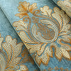 2pcs Luxuriously embroidered Chenille curtains shade the living room without curtains