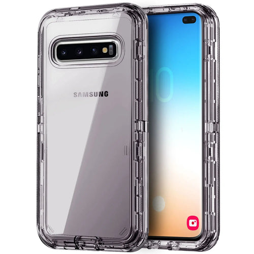For Samsung Galaxy S10/S10 Plus/S10+/S10e Phone Case Hybrid Rugged Shockproof Protective Heavy Duty Transparent Clear Cover