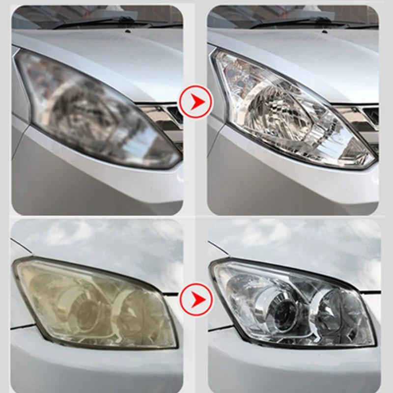 Car Headlight Chemical Polishing Kit 800ML Headlights Liquid Polymer Repair Fluid Scratch Remover Car Headlight Restoration Kit