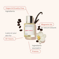 Dossier - Ambery Vanilla 1.7Oz (50ml) - Eau de Parfum - Inspired by Y S.L's B.lack O.pium - Long-lasting Fragrance - Feminine EzBuyCo