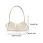 Light Luxury High-end Patent Leather Ladies Shoulder Bag 2025 New PU Leather Women Tote Bag Underarm Handbag Crossbody Purse