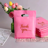 100pcs gift bags, thanks, thanksgiving, Christmas, weddings, birthdays, small business supplies, clothing bags, business gifts