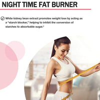 Night Time Fat Burner Supplement To Reduce Belly Fat - Helps Metabolic Cleansing, Sleep Aid Appetite Suppressant & Fat Burner