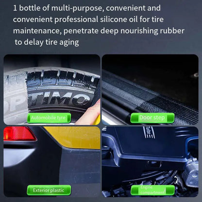 Car tire wax tire brightener foam cleaning water-repellent maintenance plastic wax anti-aging car cleaning supplies