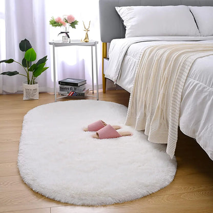 Luxury Velvet Fluffy Carpet Soft Children Rugs Room Mat Modern Shaggy Area Rug for Bedroom Bedside Home Decor