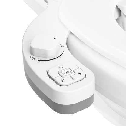 SAMODRA Black Button Bidet - Non-Electric Self  Cleaning Bidet Water Sprayer Toilet Seat