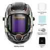 ANDELI Welding Helmet with Large Viewing True Color Auto Darkening Welding Helmet 4 Arc Sensor for Welding Cut Grind Area