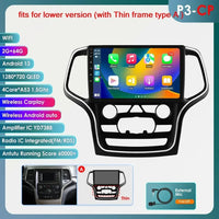 Hizpo 10.1 Carplay 4G 2Din Android 13 Car Radio for Jeep Grand Cherokee WK2 2014 -2022 Multimedia Video Player Autoradio GPS DSP