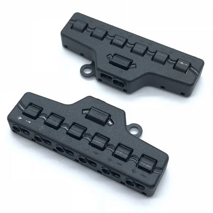 Low Voltage Quick Connect Wire Splitter for LED Strip Lighting 2 IN 12 OUT Distribution Block Terminal Connector