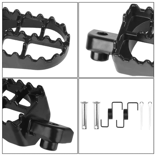 Aluminium Footpegs Pedals Motorcycle PW50 PW80 TW200 XR50R CRF50 CRF70 CRF80 CRF100F Dirt Bike Foot Pegs For Pit Dirt Motor Bike