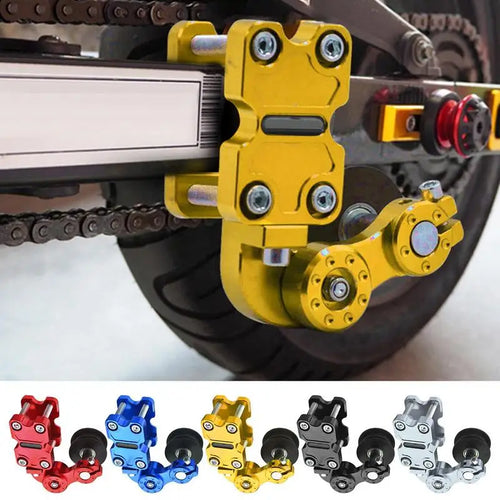 Motorcycle Chain Adjuster Automatic Adjustment Motorbike Tension Guide Cycling Chain Tensioner Tool For Motorcycles Dirt Bikes