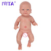 IVITA WB1512 14inch 1.65kg 100% Full Body Silicone Reborn Bebe Doll Coco Soft Dolls Realistic Boy Baby DIY Blank Children Toys