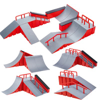 Finger Skateboard Big Scene DIY Mini Park Finger Skatepark Ramp Track Stairs Venue Combination Indoor Home Toys