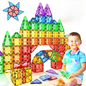 Magnetic Tiles Kids Toys for 3+ Year Old Boys & Girls, STEM Building Blocks Toys & Games, Sensory Toys for Toddlers, 3 4 5 6 7 8