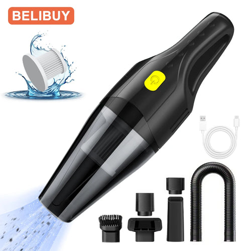 BELIBUY Car Vacuum Cleaner Multifunctional Household Cleaning Machine High-Power Handheld Wireless Office Carpet Cleaner Machine