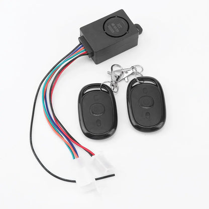 36-72V Anti-Theft E-bike Alarm Scooter Security Remote Control Detector Alarm