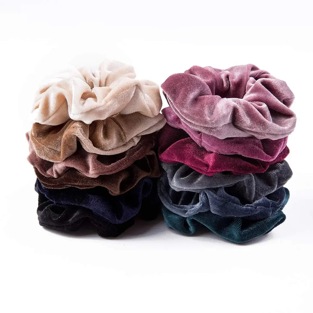12 Pack Velvet Hair Scrunchies Scrunchy Hair Ties Elastic Hair Bands Ropes Scrunchie for Women or Girls Hair Accessorie 12 Color