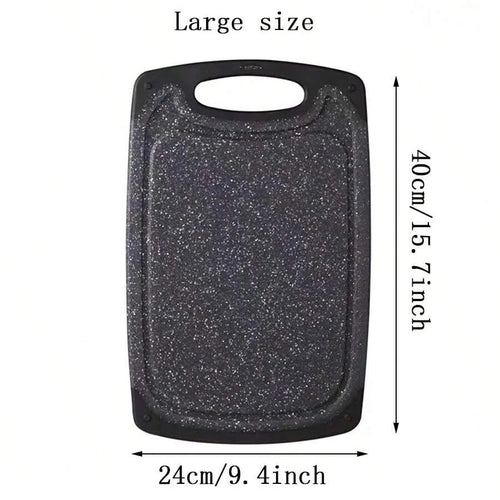 1/3PCS kitchen household imitation marble can hang non-slip classification vegetables meat fruit multi-functional cutting board