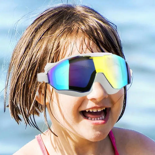 Anti-Fog Pool Goggles Anti Fog & UV No Leaking Goggles Swimming Goggles Wide View Extra Silicone Layer Swim Pool Goggles Anti