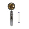 2023 Shower Head 360 Degree Rotation Water Saving Flow Turbofan Hydraulic Injection High Pressure Sprayer Bathroom Accessories