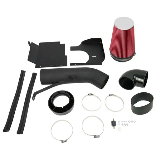 Black Red Cold Air Intake System Heat Shield + Filter for 99-06 Chevy GMC Silverado Automobile and accessories Engine parts