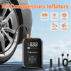 1pc Car Wireless Air Pump 150PSI Portable Electric Tire Inflation For Car Bicycle Motorcycle Air Compressor Inflator US Shipping