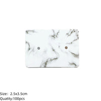 100pcs Cardboard Earring Display Card Paperboard Jewelry Label Hanging for Entrepreneurship Selling Small Businesses Packaging