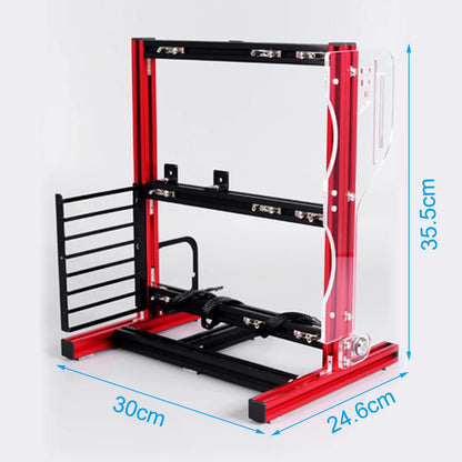 PC Frame Test Bench ITX ATX MATX Open Air Case Water Cooling Fan Chassic DIY Mini Computer Motherboard for HTPC Graphics Card