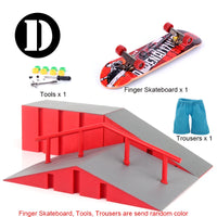Finger Skateboard Big Scene DIY Mini Park Finger Skatepark Ramp Track Stairs Venue Combination Indoor Home Toys