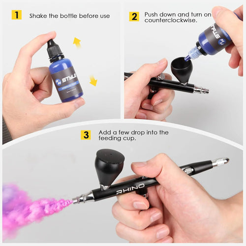 16Colors/Set Airbrush Paint Set, Opaque & Brilliant Acrylic Paint, 1fl Oz, Water Based, Ready To Spray, For Artists, Beginner