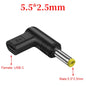 12V 15V 19.5V USB C PD to DC Power Connector Universal Type C to DC Jack Plug Charging Adapter Converter for Router Tablet