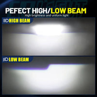 HAOLIDE H7 H11 LHD/RHD 40000LM LED Headlight Mini Lens Projector 9005 HB3 9006 HB4 STG Canbus Bulb Car/Motor H4 Led Fog Light