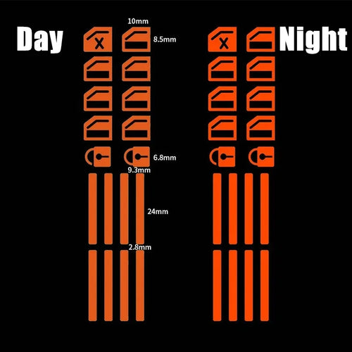 18Pcs/set Car Luminous Door Window Lift Button Stickers Car Windows Control Panel Decals Car Interior Sticker Auto Accessories