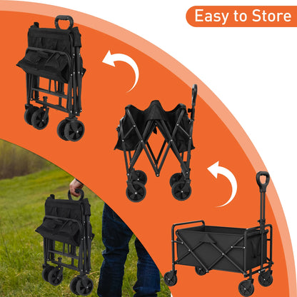Portable Household Folding Handcart, Adjustable Height and Angle, easy to fold, strong load-bearing capacity for beaches,camping