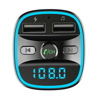 T25 MP3 Player Fast Charging Dual USB Charger Car Bluetooth 5.0 FM Transmitter