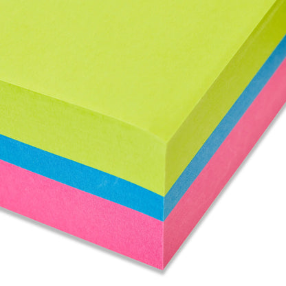 Sticky Notes Cube, Multicolor, 3” x 3”, 400 Sheets