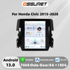 9.7" 7862 Android 13 Car radio for Honda Civic 2015-2020 tesla Style Multimedia player Carplay GPS navi Stereo 4G SWC Autoradio