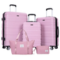 Luggage Sets 3 Piece Suitcases with Double Spinner Wheel,Suitcase Set ABS Hard Case Luggage with TSA Lock