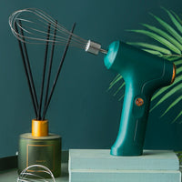 Handheld Mixer Electric Mixer Mini Electric Whisk USB Rechargeable Egg Beater Set with One-Touch Speed Control for Kitchen