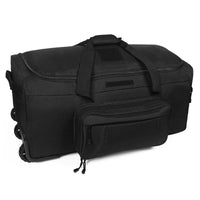 124L Large Capacity Tactical Duffel Bag Rolling Luggage for Heavy-Duty Camping Hiking Luggage Travel Suitcase